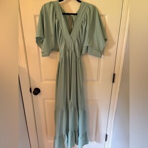 Mint Green Amazon Maxi Dress